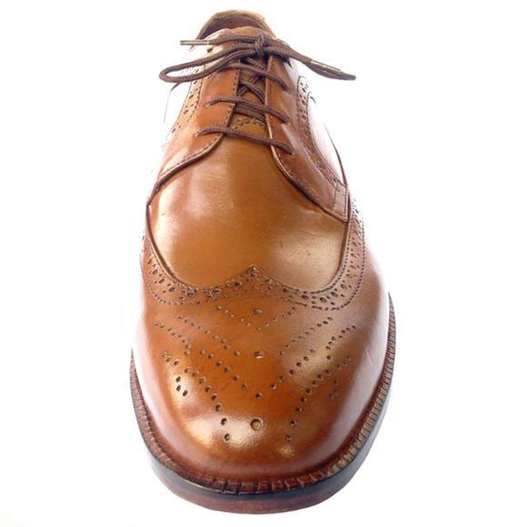 Johny Weber Handmade Tan Leather Brook Style Shoes
