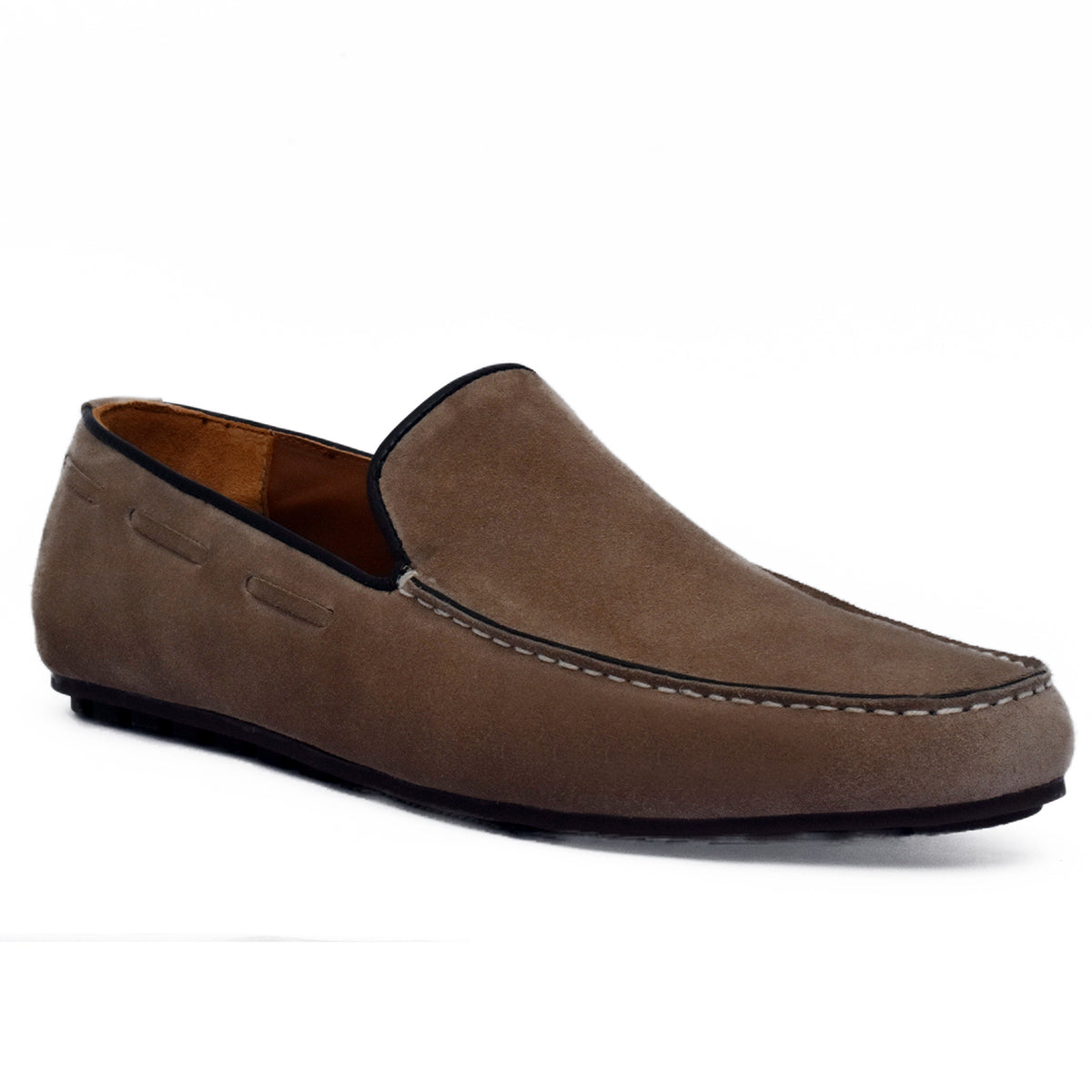 Johny Weber Handmade Brown Suede Leather