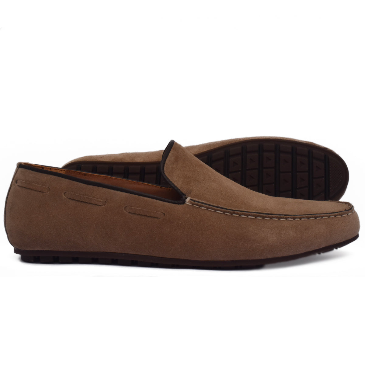 Johny Weber Handmade Brown Suede Leather