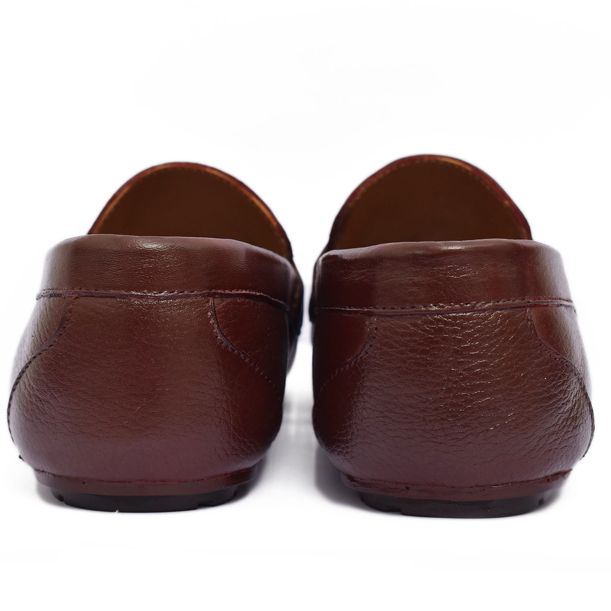 Johny Weber Handmade Brown Leather Casual Loafers