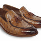 Johny Weber Handmade Brown Tan Leather Loafers