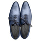 Johny Weber Handmade Fold Sole Blue Oxford Shoes