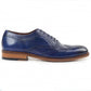 Johny Weber Handmade Oxford Blue Patina Shoes - Johny Weber