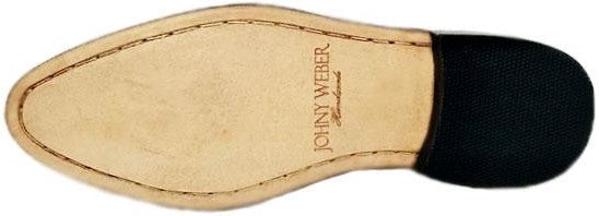 Johny Weber Handmade Brown Leather Monk Strap Shoes - Johny Weber