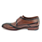 Johny Weber Handmade Brown Single Monk Strap Shoes