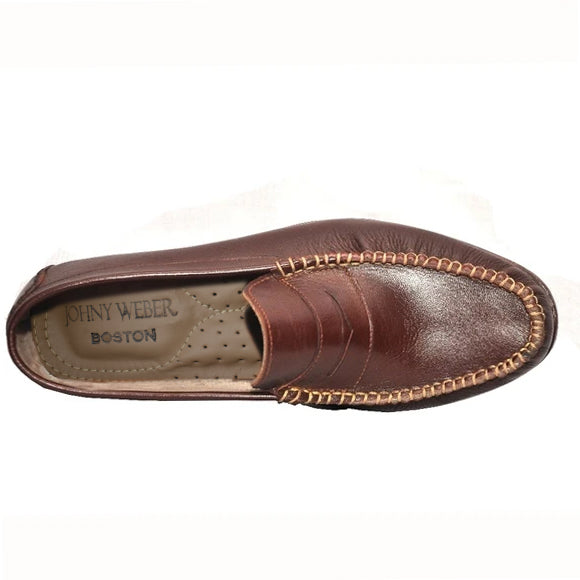 Johny Weber Handmade Brown Casual Leather Shoes - Johny Weber