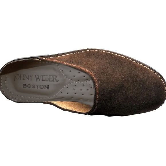 Johny Weber Handmade Mens Suede Leather Slippers - Johny Weber