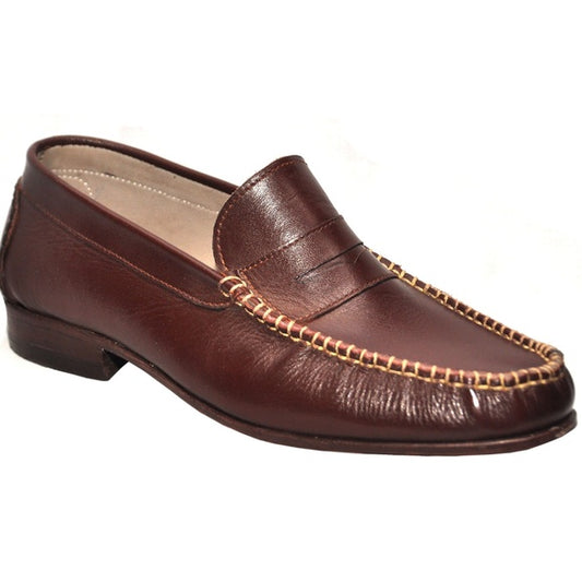 Johny Weber Handmade Brown Casual Leather Shoes - Johny Weber