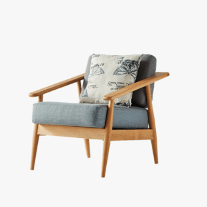 Sylva Leather Accent Chair