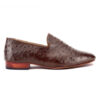 Johny Weber Handmade Loafers In Original Ostrich Leather - Johny Weber