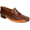 Johny Weber Handmade Fold Sole Loafers in Ostrich Leather - Johny Weber