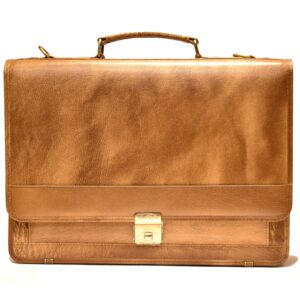 Johny Weber Handmade Messenger Style Briefcase - Johny Weber