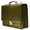 Johny Weber Handmade Messenger Style Leather Briefcase - Johny Weber