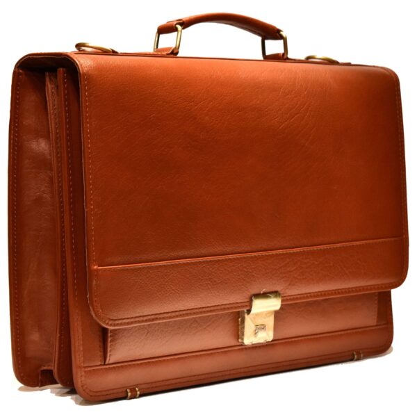 Johny Weber Handmade Messenger Style Briefcase - Johny Weber