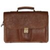 Johny Weber Handmade Classic Messenger Style Briefcase - Johny Weber