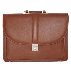 Johny Weber Handmade Classic Messenger Style Briefcase