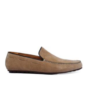 Johny Weber Handcrafted Brown Suede Leather