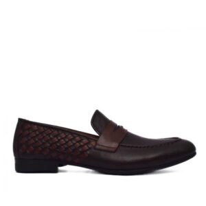 Johny Weber Handcrafted Brown Leather Casual Loafers