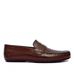 Johny Weber Handcrafted Brown Leather Casual Loafers