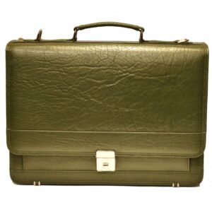 Johny Weber Handmade Messenger Style Leather Briefcase